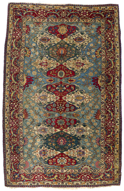 Fine Antique Tehran Rug 4' 9