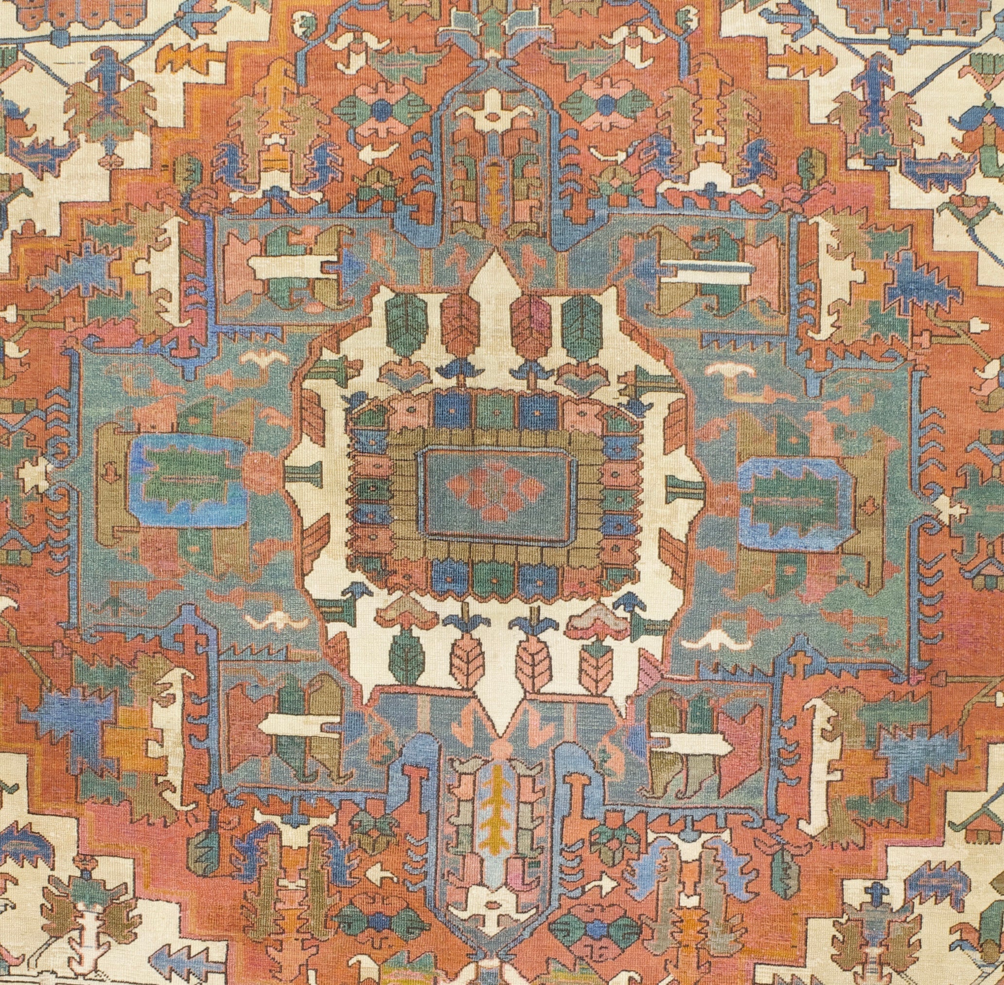 Antique  Bakhshayesh Rug 10' 6" x 11' 7''