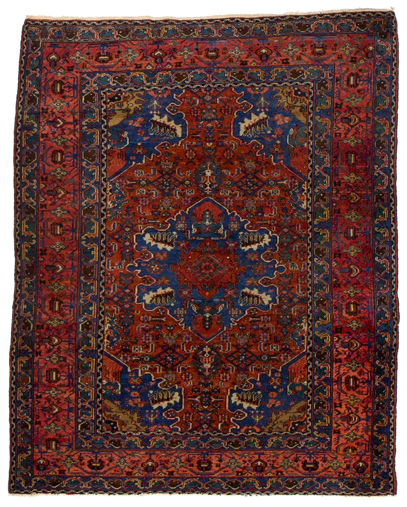 Fine Antique  Malayer Rug 4'10