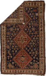 Antique Qashqai Rug 4' 5" x 7' 2"