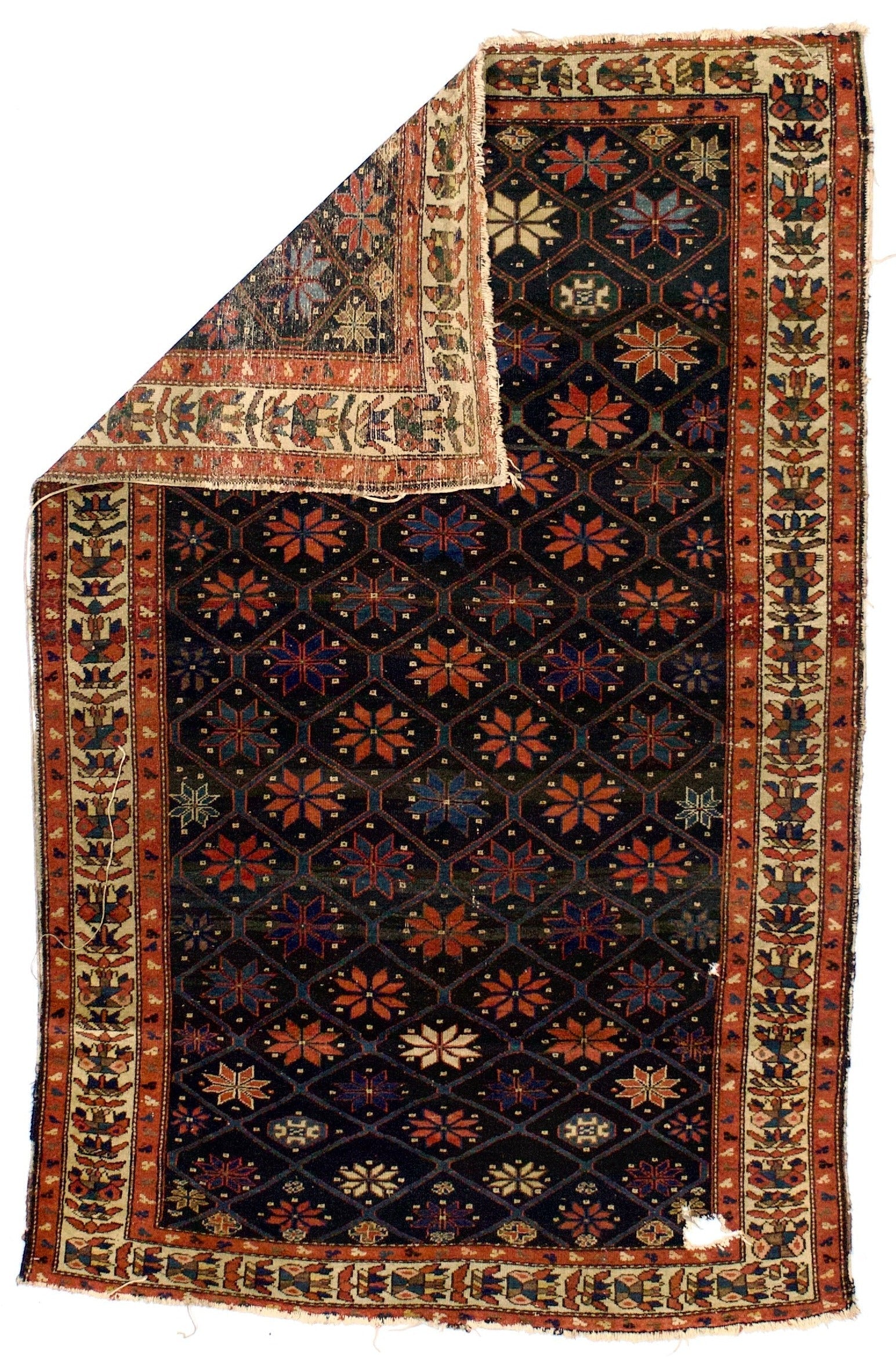 Antique  Malayer Rug 4'3" x 6' 9"