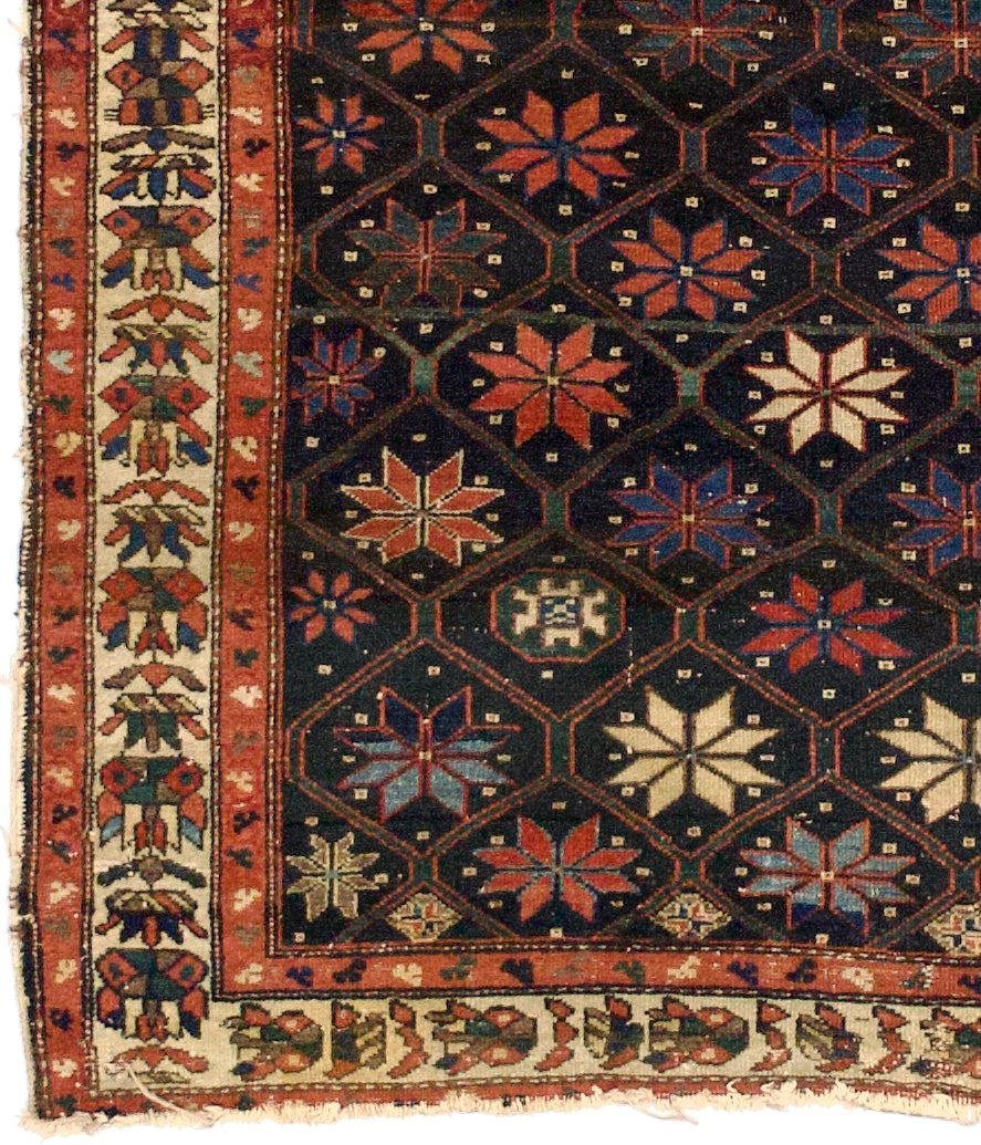 Antique  Malayer Rug 4'3" x 6' 9"