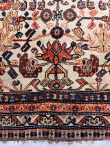 Antique Qashqai Rug 4' 0'' x 6' 6''