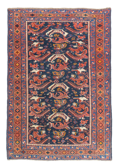 Antique Caucasian Bijov Rug 3'11'' x 5'10''