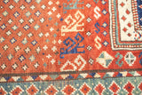 Antique Caucasian Kazak Rug 5'1'' x 6'10''