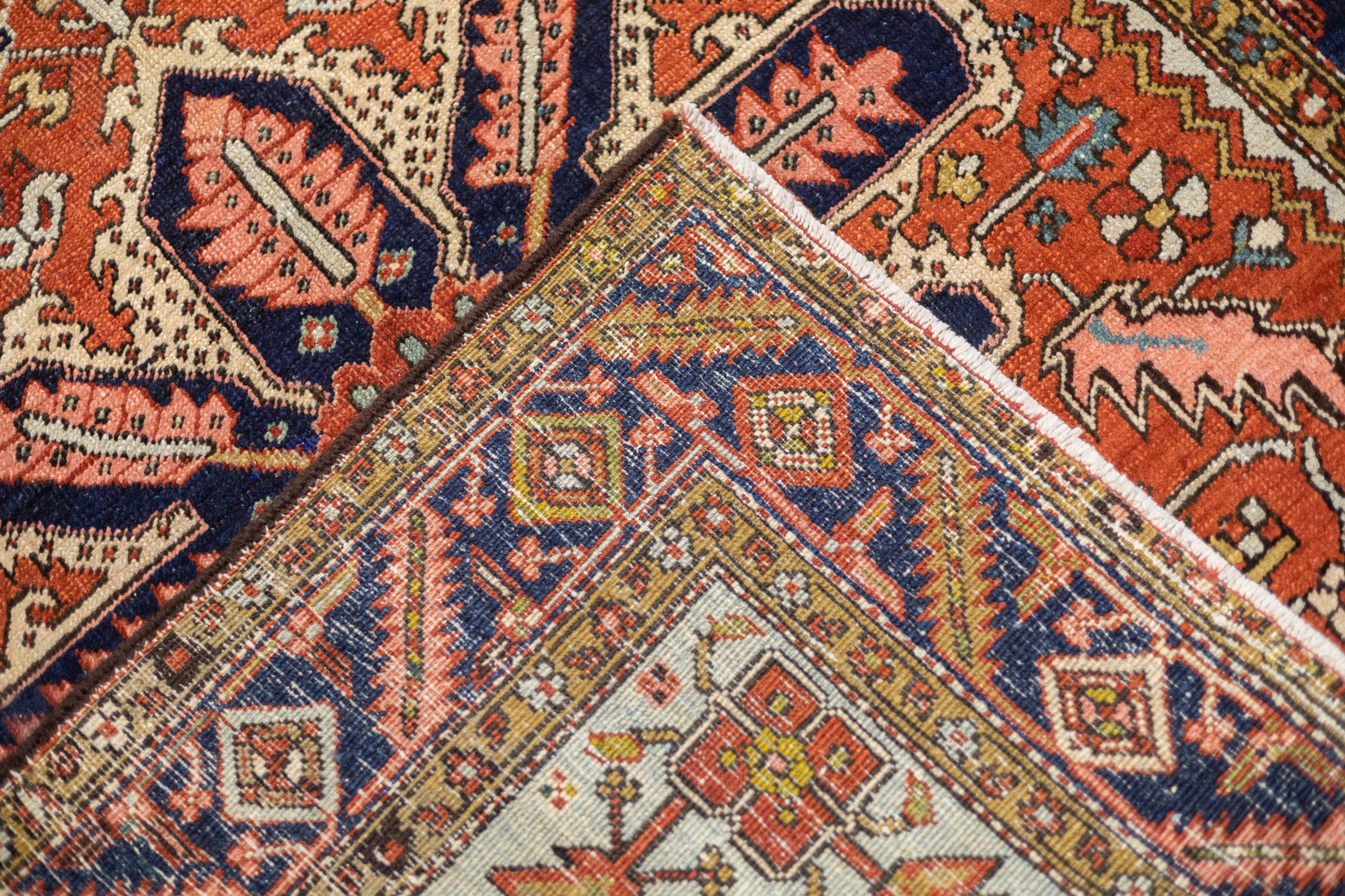 Antique Persian Serapi Rug 5'1'' x 6'11''