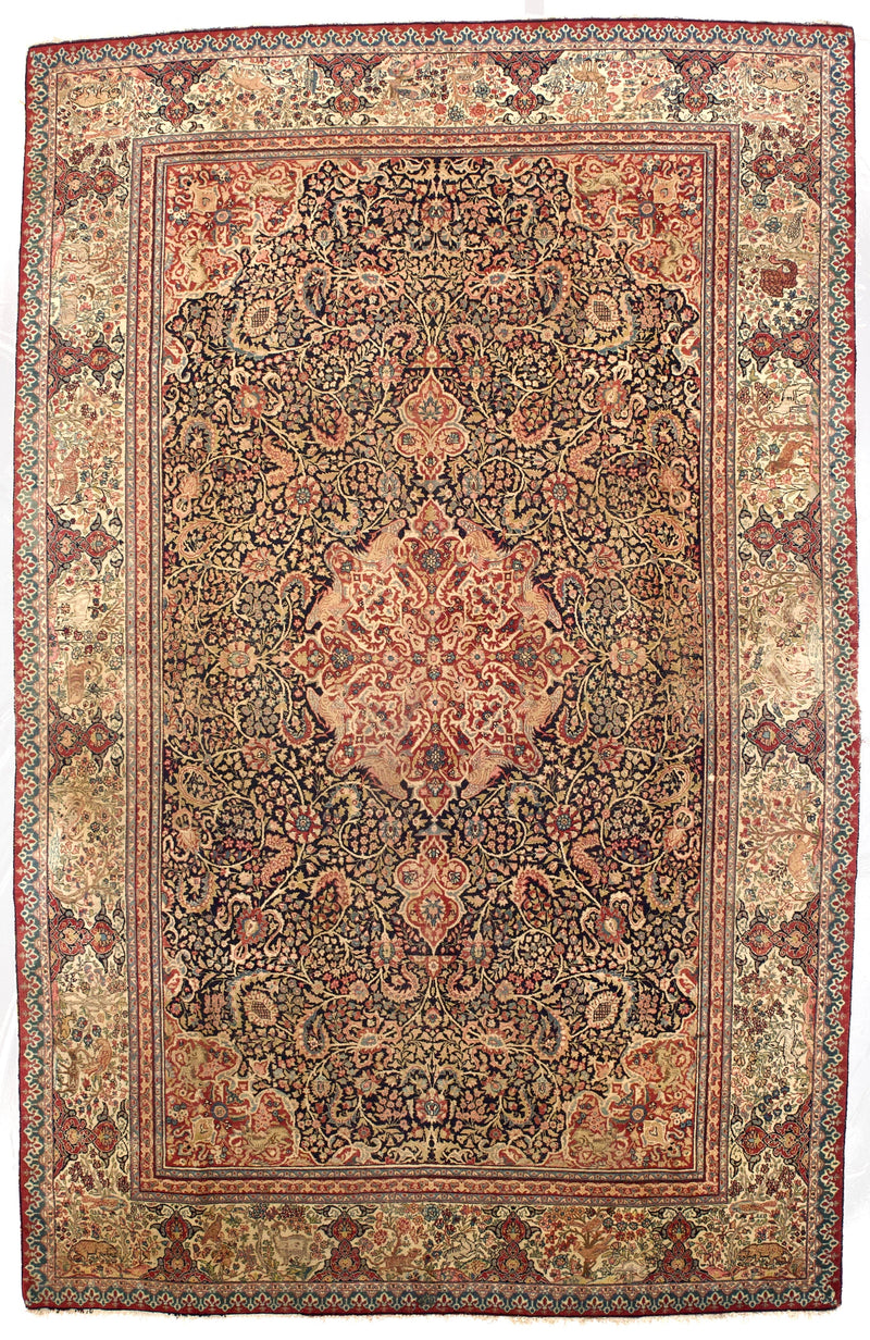 Antique  Tabriz Rug 7'10
