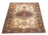 Antique  Farahan Sarouk Rug 3'4'' x 4'11''