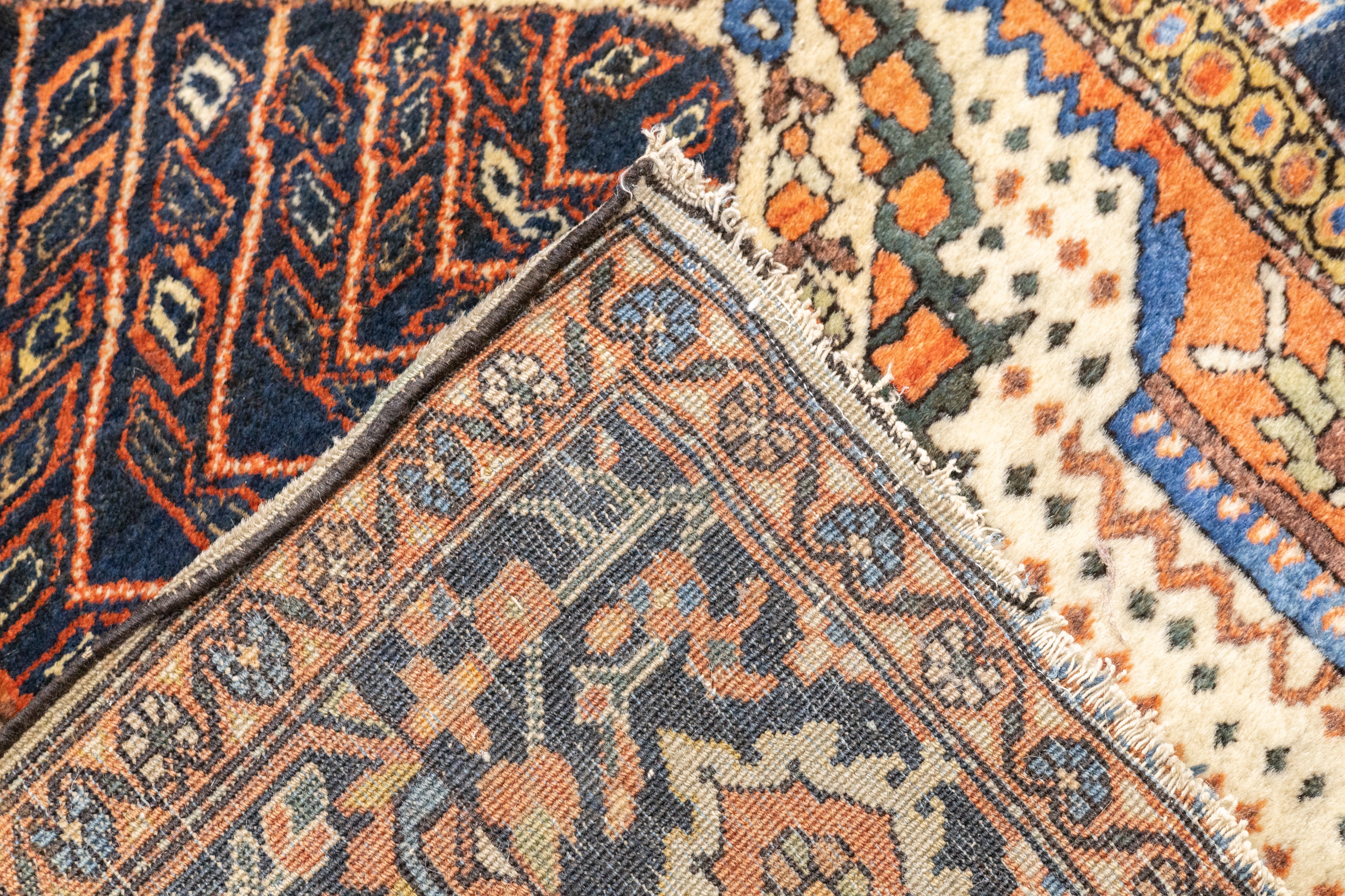 Antique  Farahan Sarouk Rug 3'4'' x 4'11''