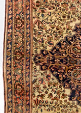 Antique Persian Farahan Sarouk Rug 4'7" x 6' 5"