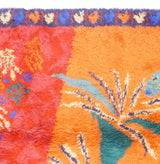 Scandinavian Artistic Mid Century Wool Rug 5' 7" x 8' 1"