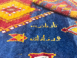 Fine Antique Moroccan Wool Rug 4' 9" x 9' 6''