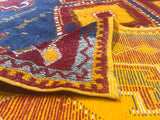 Fine Antique Moroccan Wool Rug 4' 9" x 9' 6''