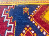 Fine Antique Moroccan Wool Rug 4' 9" x 9' 6''