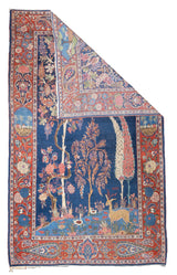 Fine Persian Kashan Rug 4'4" x 7' 1"
