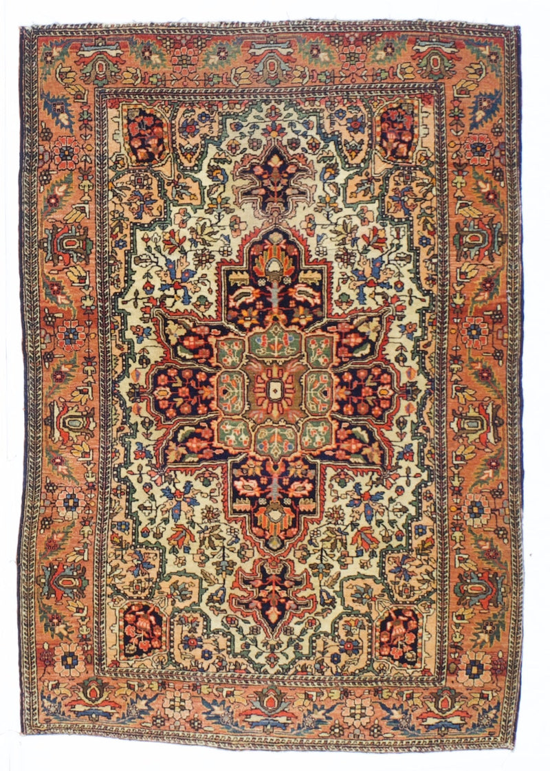 Antique  Farahan Sarouk Rug 3' 3