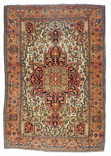 Antique  Farahan Sarouk Rug 3' 3" x 4' 10"