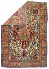 Antique  Farahan Sarouk Rug 3' 3" x 4' 10"
