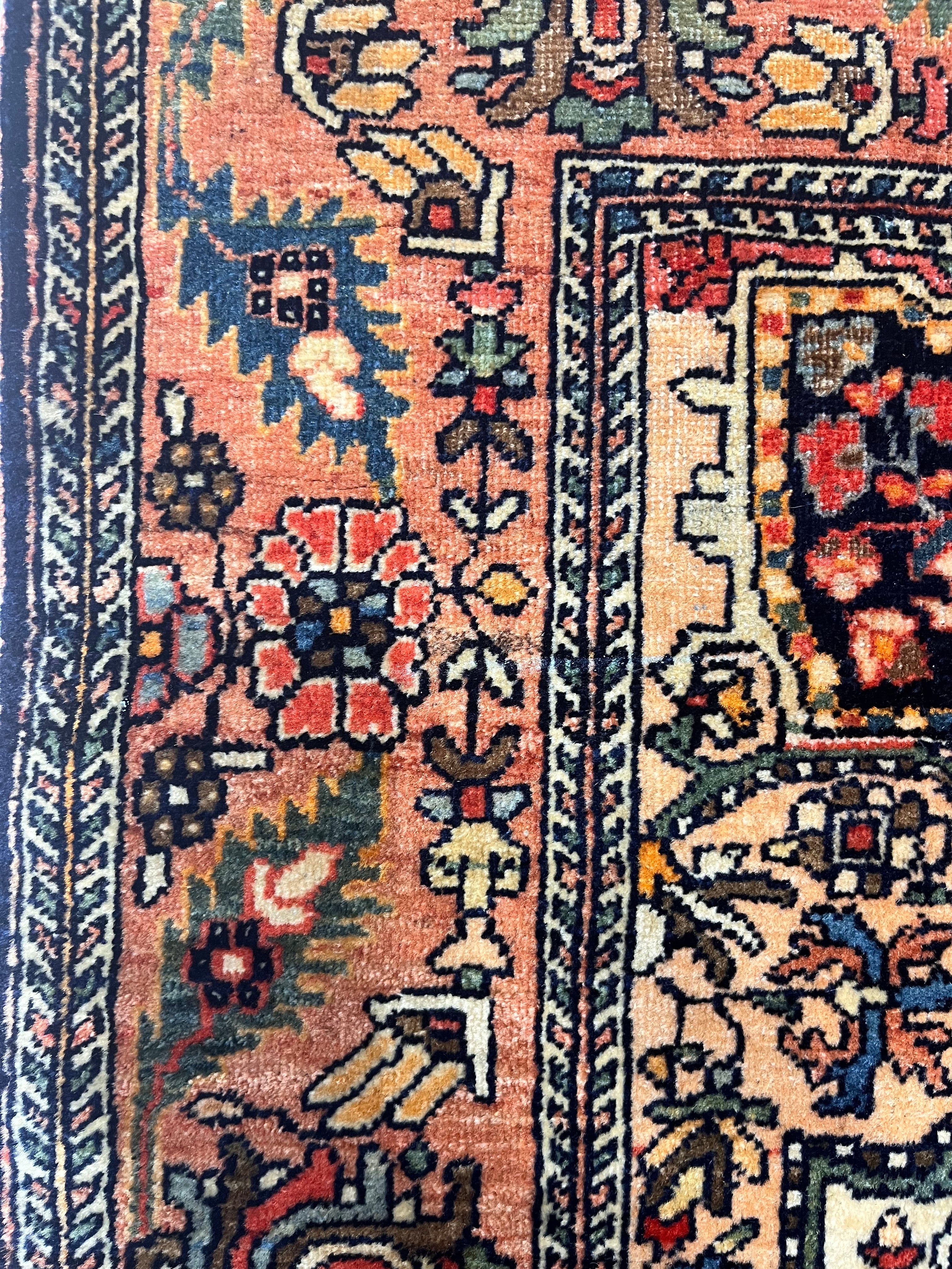 Antique  Farahan Sarouk Rug 3' 3" x 4' 10"