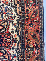 Antique  Farahan Sarouk Rug 3' 3" x 4' 10"