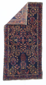 Antique  Mohajeran Sarouk Rug 2' 5'' x 4' 11''