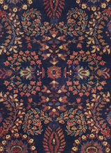 Antique  Mohajeran Sarouk Rug 2' 5'' x 4' 11''