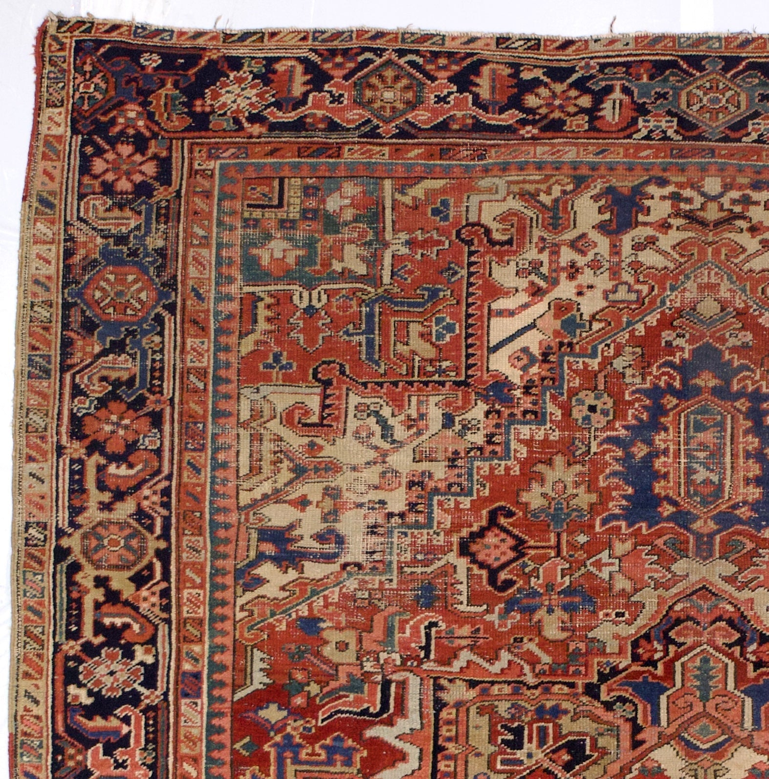 Antique  Heriz Rug 8'6" x 11' 1"