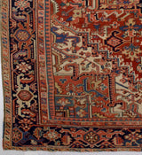 Antique  Heriz Rug 8'6" x 11' 1"
