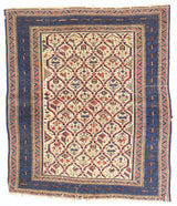 Antique Caucasian Kuba Rug 3'5" x 4' 0"