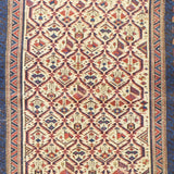 Antique Caucasian Kuba Rug 3'5" x 4' 0"