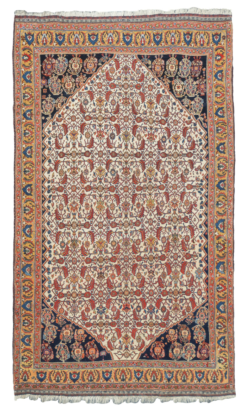 Antique Qashqai Rug 4'3'' x 7'2''