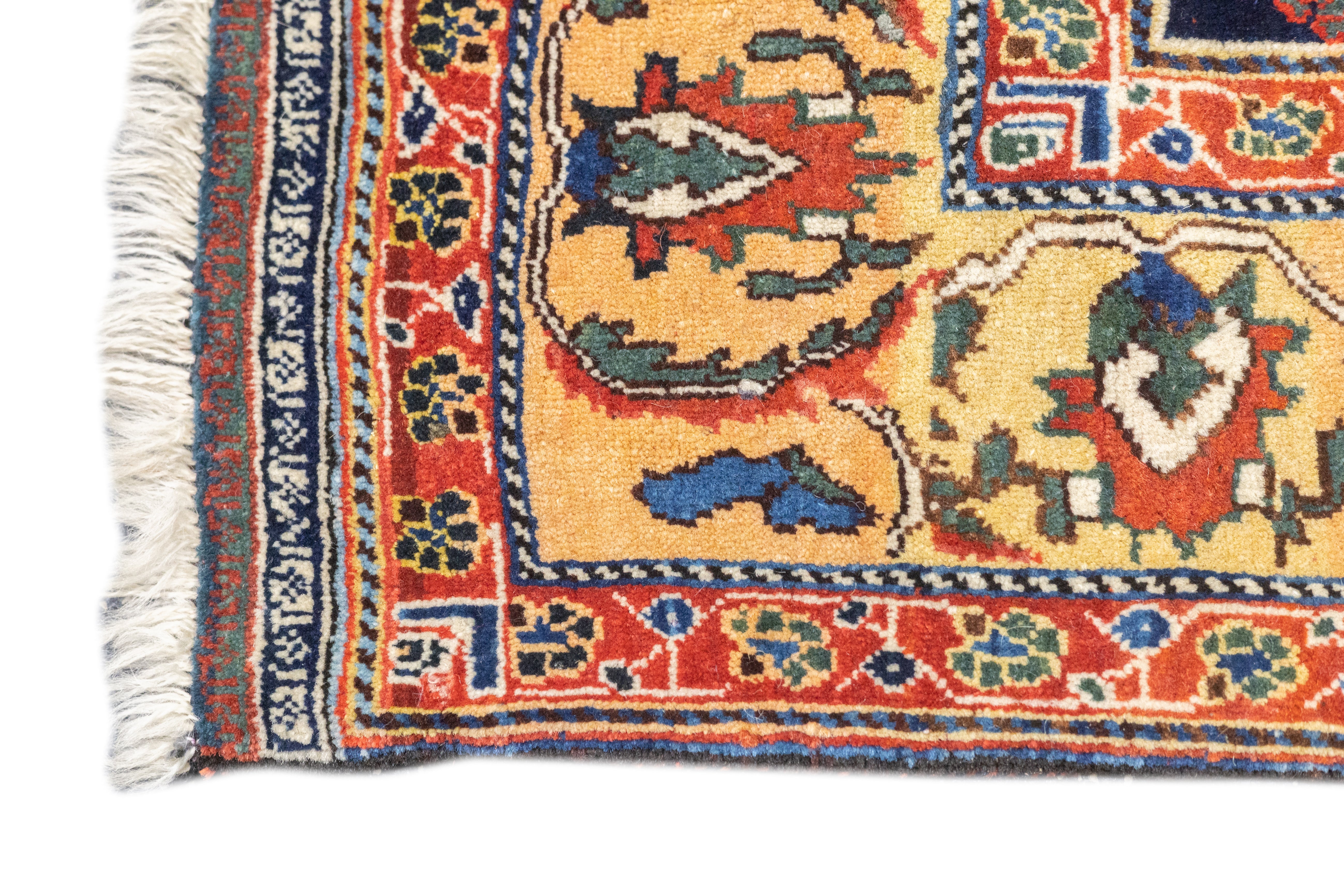 Antique Qashqai Rug 4'3'' x 7'2''