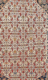 Antique Qashqai Rug 4'3'' x 7'2''