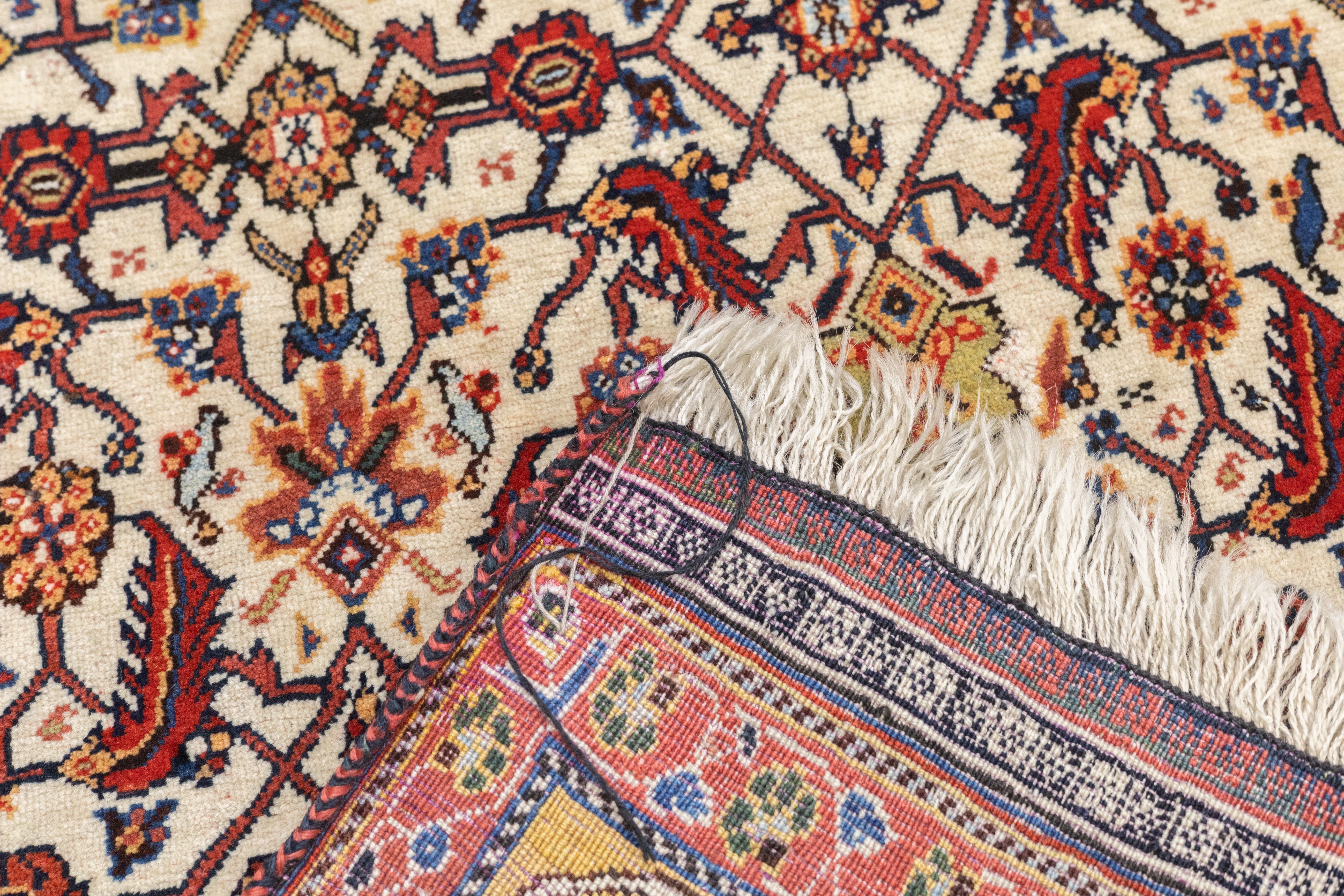 Antique Qashqai Rug 4'3'' x 7'2''