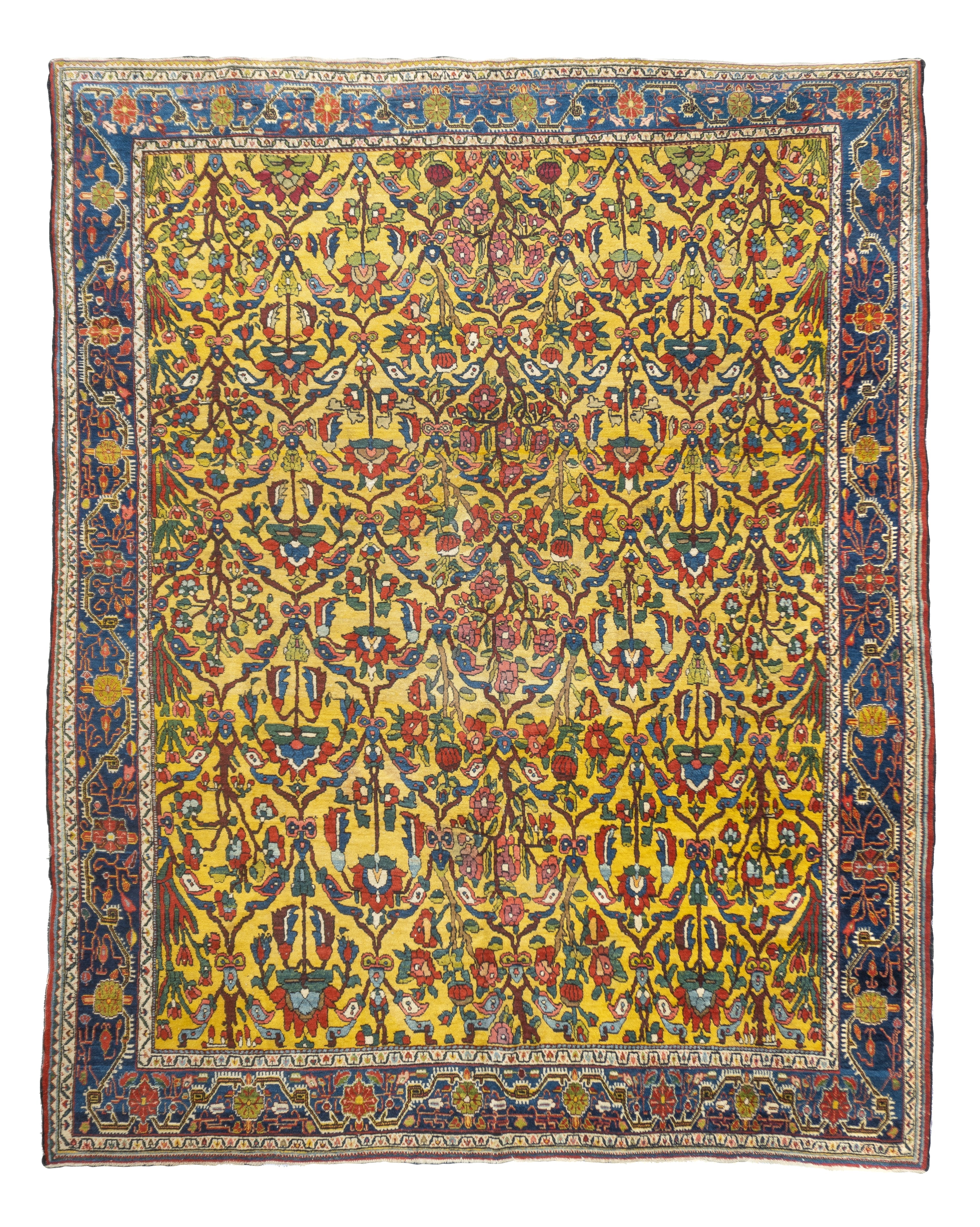 Antique Bakhtiari Rug 8'7'' x 11'1''