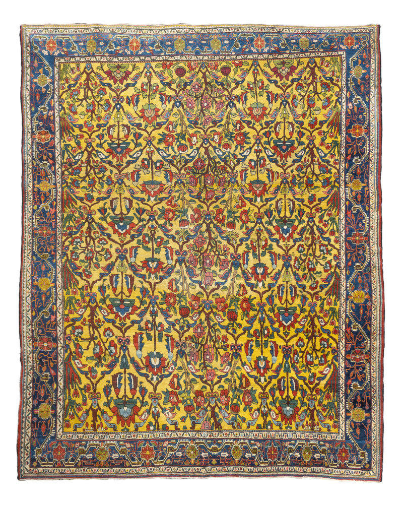 Antique Bakhtiari Rug 8'7'' x 11'1''