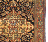 Antique Farahan Sarouk Rug 4' 6'' x 6' 6"