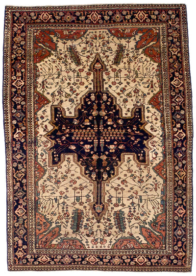 Antique Farahan Sarouk Rug 4' 3