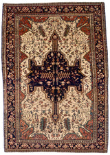 Antique Farahan Sarouk Rug 4' 3" x 6' 6"