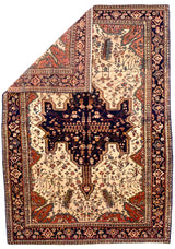 Antique Farahan Sarouk Rug 4' 3" x 6' 6"