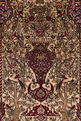 Antique  Tehran Rug 4' 8" x 7' 0"