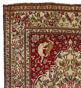 Antique Persian Tehran Rug 4' 6'' x 7' 3"