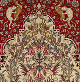 Antique Persian Tehran Rug 4' 6'' x 7' 3"