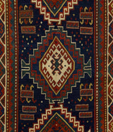 Antique Caucasian Kazak Rug 4' 2" x 7' 8''