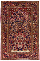 Antique  Isfahan One of Pair Rug 4'5" x 6' 8"