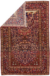 Antique  Isfahan One of Pair Rug 4'5" x 6' 8"