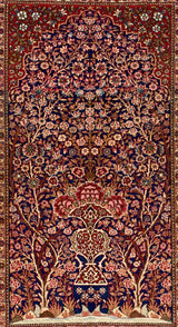 Antique  Isfahan One of Pair Rug 4'5" x 6' 8"