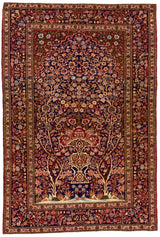 Antique  Isfahan One of Pair Rug 4'5" x 6' 8"