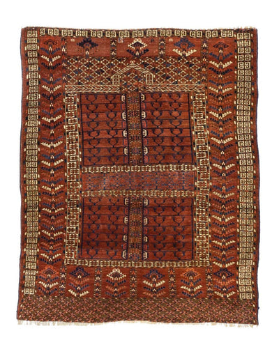 Antique Khachli Bokara Rug 4'3