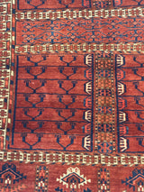 Antique Khachli Bokara Rug 4'3" x 5' 1"